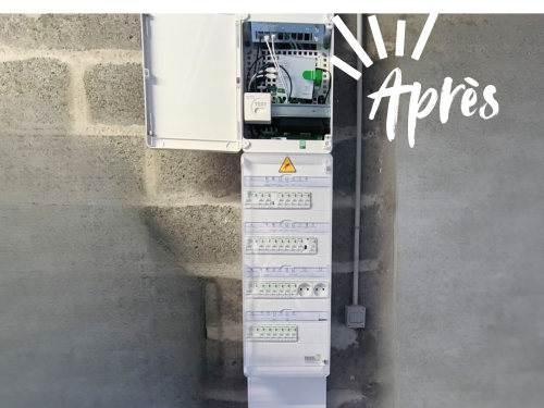 Aménagement électrique plateau bureaux