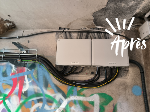 déplacement coffret électrique mise en conformité nfc 15-100