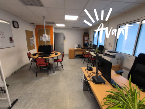 Electricité bureau rénovation